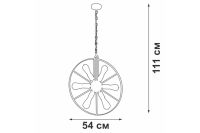 Лот: 25232001. Фото: 2. Люстра VITALUCE V4475. Освещение