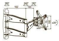 Лот: 25077167. Фото: 4. Кронштейн для ТВ Kromax Techno-2... Красноярск