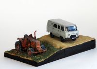 Лот: 23509004. Фото: 6. Подставка под модель "Ржавый трактор...