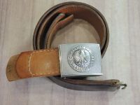 Лот: 25509677. Фото: 4. винтажный кожаный армейский ремень... Красноярск