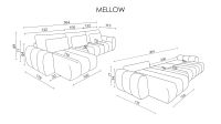 Лот: 25514536. Фото: 3. Угловой диван Mellow. Мебель