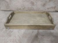 Лот: 19874446. Фото: 2. Поднос деревянный. Посуда, кухонная утварь