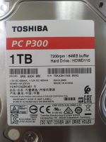 Лот: 17647522. Фото: 3. Жёсткий диск Toshiba P300 hdwd110uzsva. Компьютеры, оргтехника, канцтовары