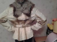 Лот: 3899763. Фото: 2. Шуба из кролика с лисой. Новая... Женская одежда