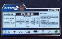 Лот: 22985015. Фото: 2. Chieftec Nitro 85+ BPS-550C2. Комплектующие