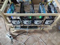 Лот: 18007499. Фото: 2. mining ферма на 5 видеокартах. Компьютеры, ноутбуки, планшеты