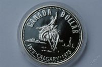 Лот: 1055400. Фото: 2. доллар 1975 г. канада калгари... Монеты