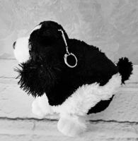 Лот: 23332098. Фото: 2. Плюшевая игрушка-брелок "Спаниель... Сувениры