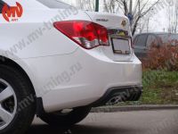 Лот: 5150860. Фото: 7. Диффузор, Накладка заднего бампера...