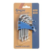 Лот: 25615339. Фото: 4. Набор ключей ТУНДРА, TORX Tamper... Красноярск