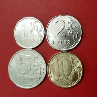 Лот: 7982110. Фото: 2. 1 2 5 10 рублей 2016 НОВЫЙ ГЕРБ... Монеты