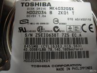 Лот: 9407655. Фото: 2. Жесткий диск Toshiba MK4032GSX... Комплектующие