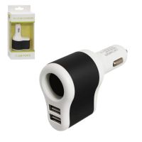 Лот: 11627875. Фото: 2. ЗУ авто 2USB 3,1A с прикуривателем. Автохимия, масла, тюнинг