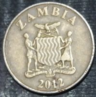 Лот: 19322636. Фото: 2. Экзотика с рубля (60140) Замбия. Монеты