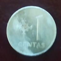 Лот: 19496929. Фото: 2. Литва 1 цент 1991 KM# 85. Монеты