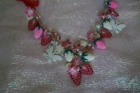 Лот: 2946021. Фото: 2. Колье Волшебная малинка . Ручная... Ручная работа