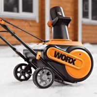 Лот: 24296527. Фото: 2. Снегоуборщик WORX WG450E 220V... Инструмент и расходные