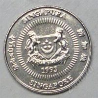 Лот: 1167198. Фото: 2. Сингапур. 10 центов 1993г. Монеты