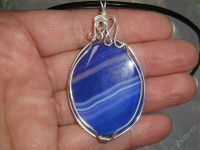 Лот: 1387686. Фото: 3. Изделия,подвеска" Синий Агат... Красноярск
