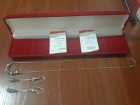 Лот: 5240877. Фото: 2. Продам цепь и серьги из белого... Ювелирные изделия, бижутерия, часы