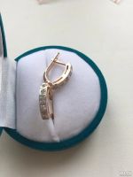 Лот: 9038497. Фото: 4. Серьги. Золотые серёжки.