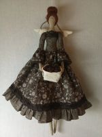 Лот: 21326054. Фото: 2. кукла "Кофейная феечка". Ручная работа