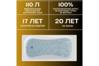 Лот: 25257909. Фото: 3. Ванна пристенная 1Marka Classic... Строительство и ремонт