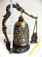 Лот: 2011634. Фото: 2. тибетский колокол:дракон и будда... Сувениры