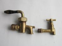 Лот: 21986924. Фото: 2. Два латунных крана (СССР). Цена... Сантехника, водопровод