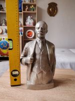 Лот: 23518695. Фото: 2. Бюст ленин большой, 31 см теплов... Антиквариат