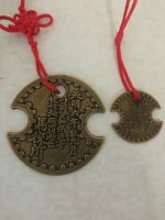 Лот: 17379256. Фото: 5. Медальон латунь фэн-шуй Китай