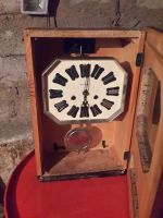 Лот: 8369755. Фото: 2. Механические часы с боем Янтарь. Предметы интерьера