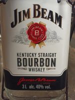Лот: 19703564. Фото: 2. Бутылка Jim beam 3 литра на качеле. Открытки, билеты и др.