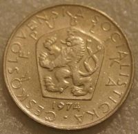 Лот: 7899372. Фото: 2. 5 крон 1974 Чехословакия. Монеты