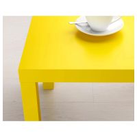 Лот: 12113936. Фото: 3. Журнальный столик Икеа Лакк, желтый... Мебель