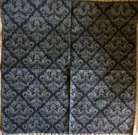 Лот: 9671653. Фото: 2. Салфетка для декупажа. Чёрные... Ручная работа