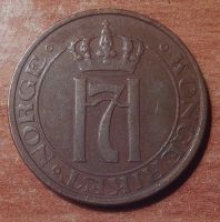 Лот: 12090372. Фото: 2. 2 эре. Норвегия 1936. Монеты
