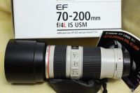 Лот: 8564391. Фото: 2. CANON EF 70-200 f/4 L IS USM. Фото, видеокамеры, оптика