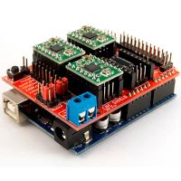 Лот: 7690181. Фото: 2. ЧПУ шилд для Arduino UNO под драйвера... Радиодетали  (электронные компоненты)