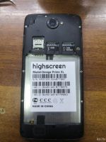 Лот: 16627014. Фото: 3. Highscreen Omega Prime XL разбит... Смартфоны, связь, навигация