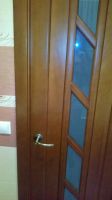 Лот: 4853420. Фото: 3. Дверь из массива сосны (в туалет... Строительство и ремонт