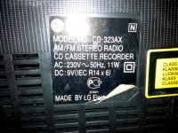 Лот: 10373673. Фото: 2. аудиомагнитола LG CD-323AX. Аудиотехника