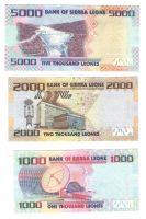Лот: 11216662. Фото: 2. Набор банкнот Сьерра-Леоне (1000... Банкноты