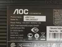 Лот: 24635852. Фото: 6. Монитор ЖК 18.5" AOC E941Vva/1366x768...