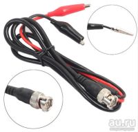 Лот: 13748272. Фото: 2. BNC Male Plug to Dual Alligator. Радиодетали  (электронные компоненты)