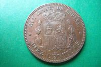 Лот: 16800132. Фото: 6. Испания 10 сентимо 1877 г. Король...