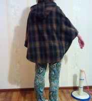 Лот: 3751058. Фото: 2. Пальто -пончо новое. Женская одежда