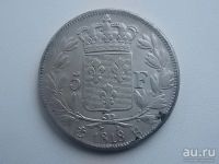 Лот: 8867143. Фото: 2. 5 франков 1818г Франция КМ#709... Монеты