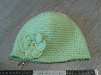 Лот: 10671644. Фото: 5. Салатовая шапка с цветком. Размер...