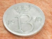 Лот: 10923994. Фото: 5. Монета 25 цент Бельгия 1970 франц...